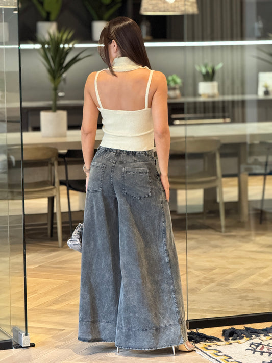 Alice Beige High Neck Sweater Top