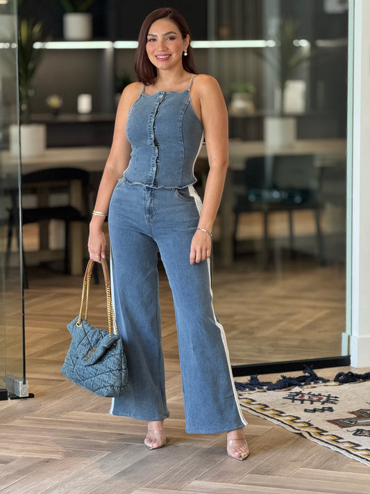 Éster Denim Lines Set