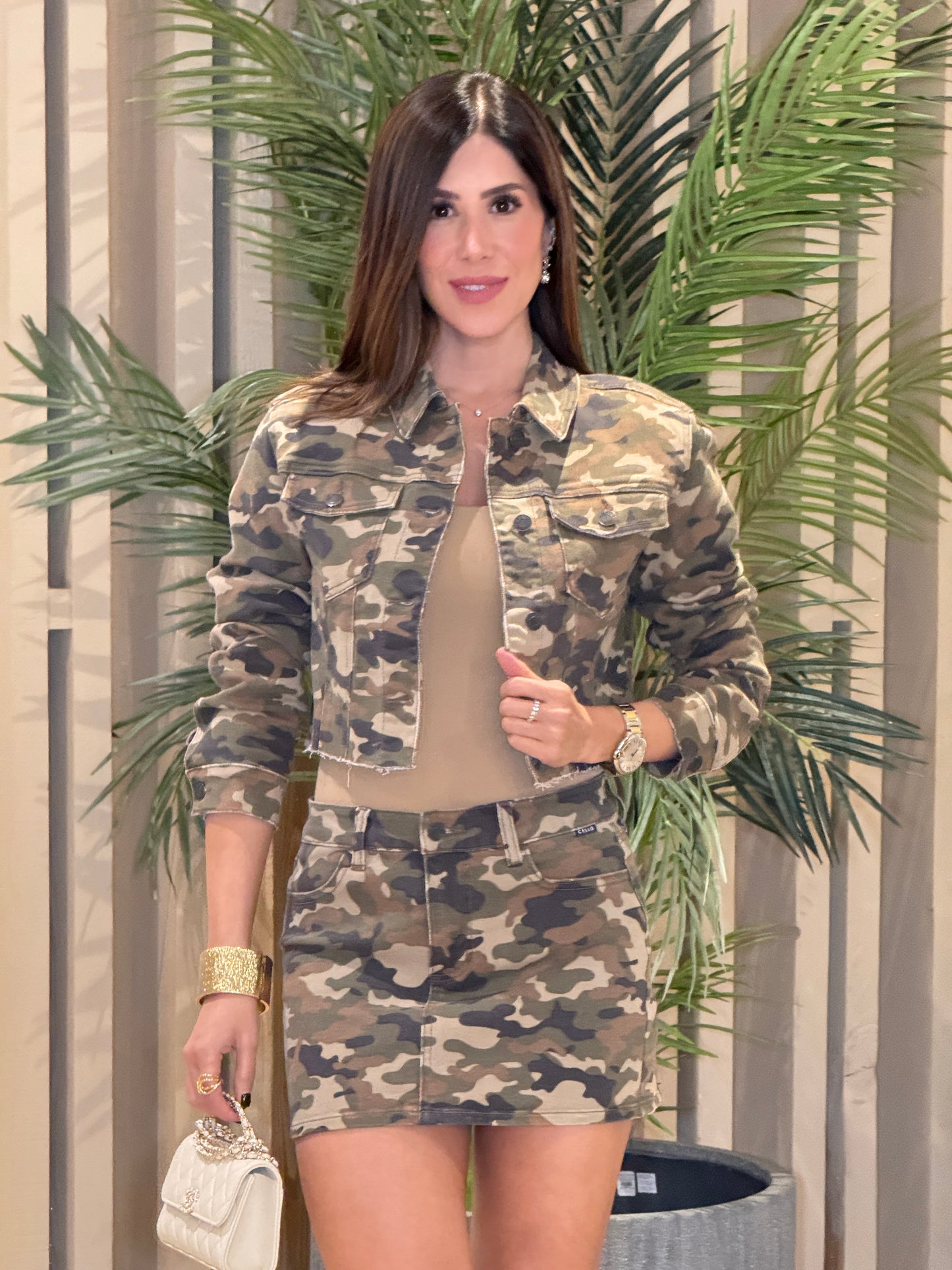 Cielito Camo Mini Skirt