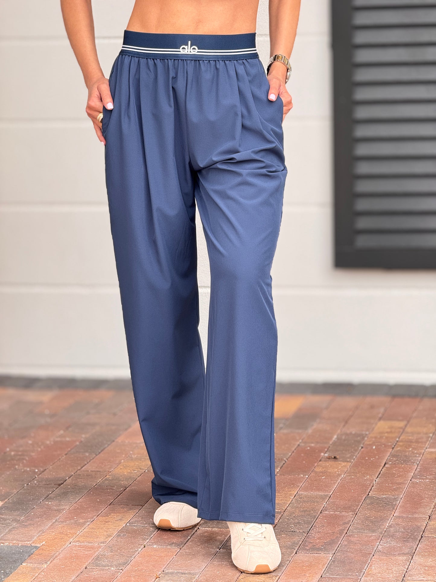 Lalo Navy Nylon Pants
