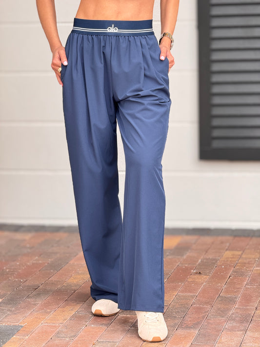 Lalo Navy Nylon Pants