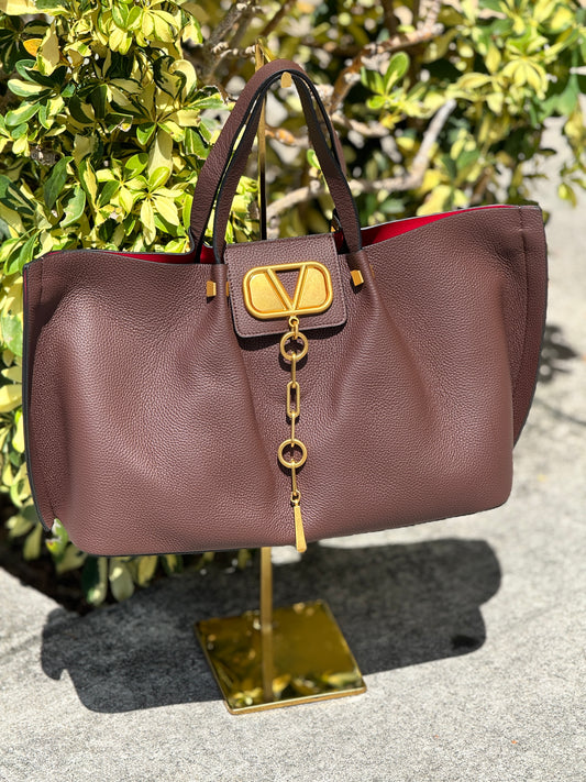 Valen Brown Leather Bag
