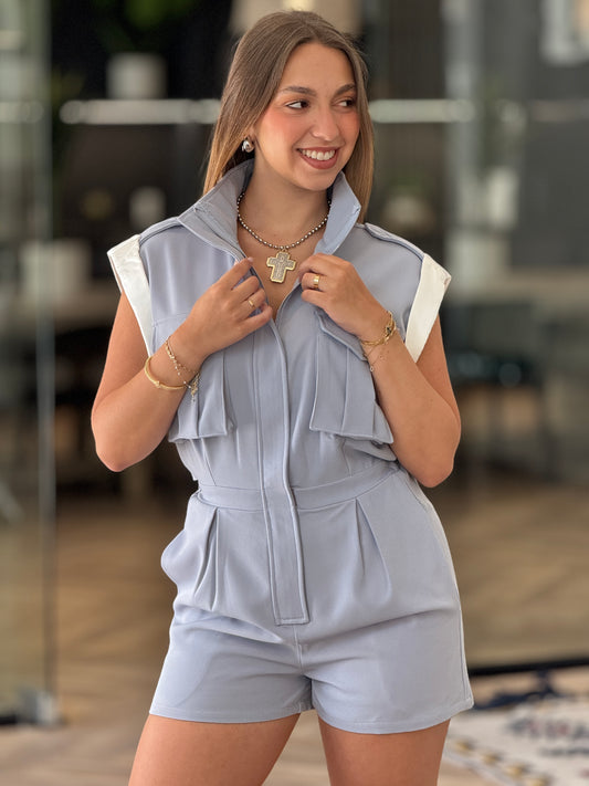 Strut Blue Jumpsuit