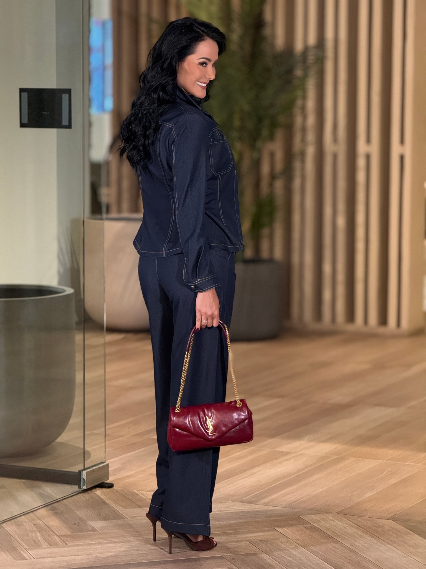 Viva Denim Long Sleeve Set