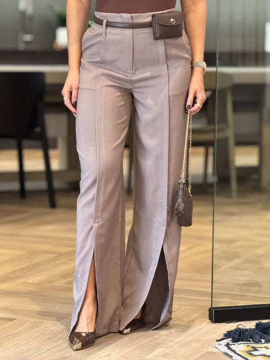 Rivera Brown + Belt Pants