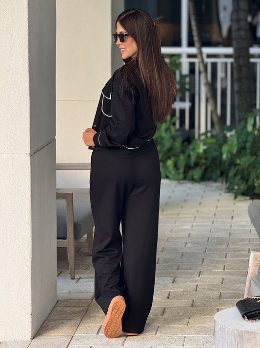 Vogue Black Bomber Set