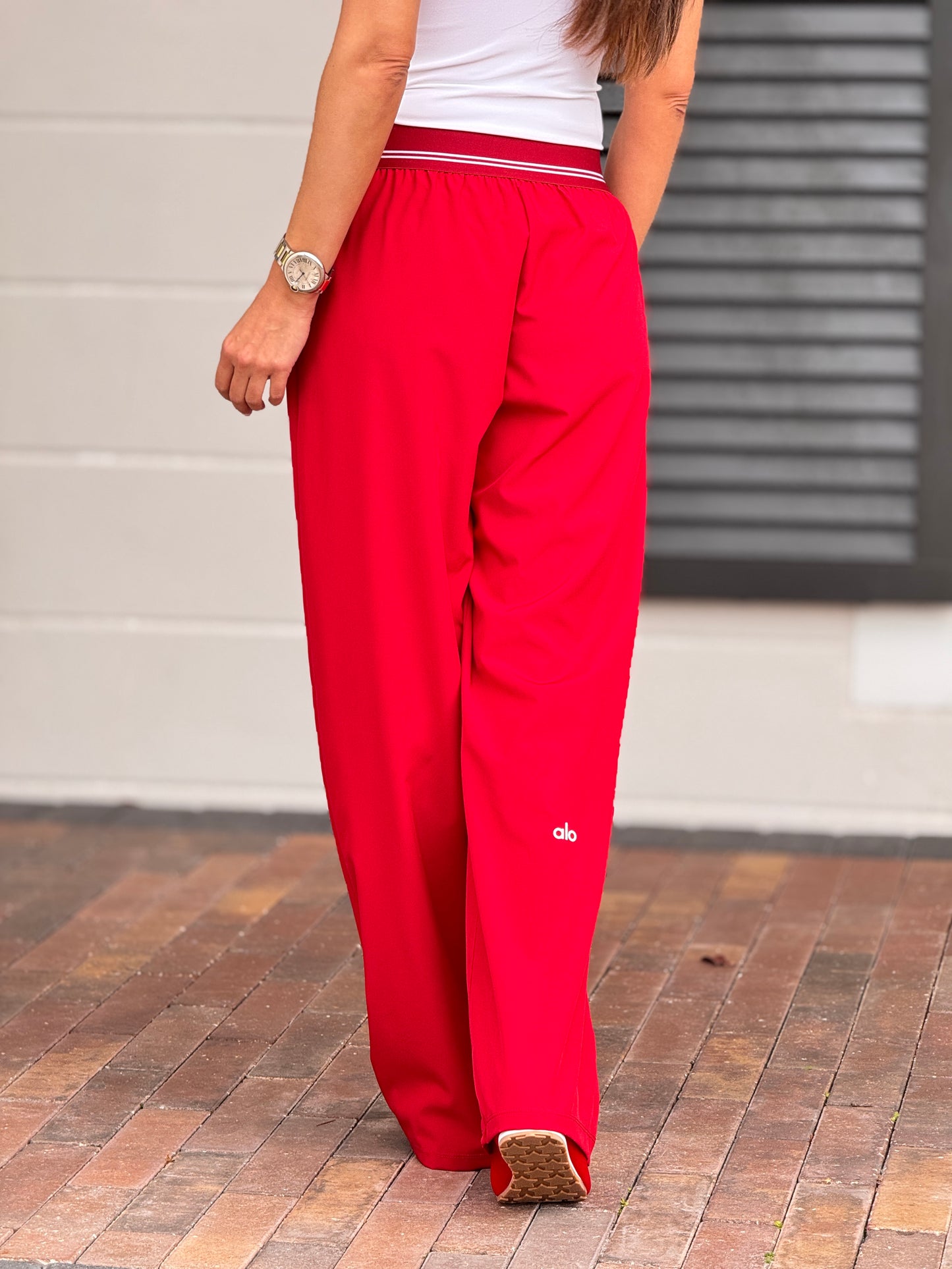 Lalo Red Nylon Pants