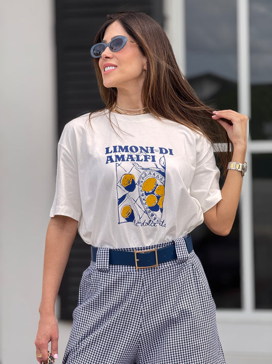 Vogu White Limoni T-Shirt