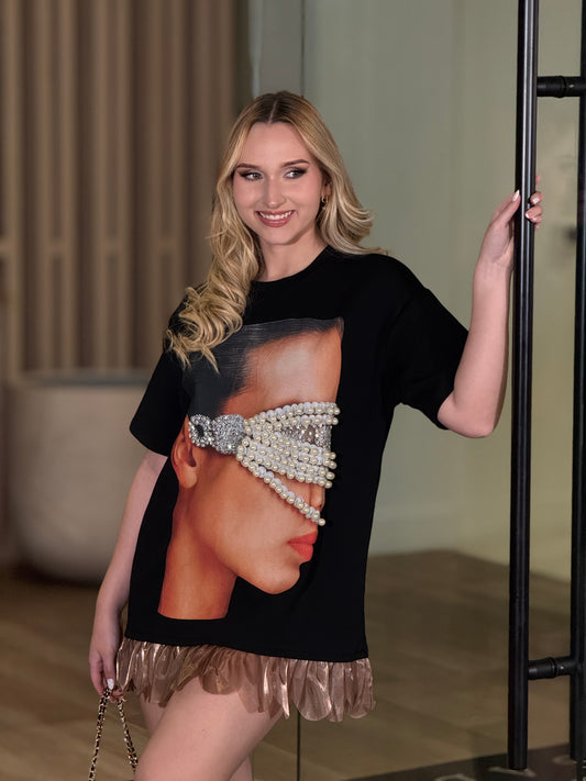 Billie Black T-Shirt Dress