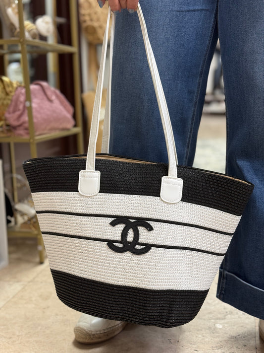 Cece Black Hat+Bag Set