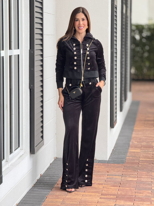 Mellow Napo Black Velvet Studs Sport Set