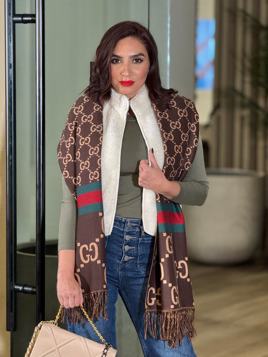 Gigi Brown Scarf (Bufanda)