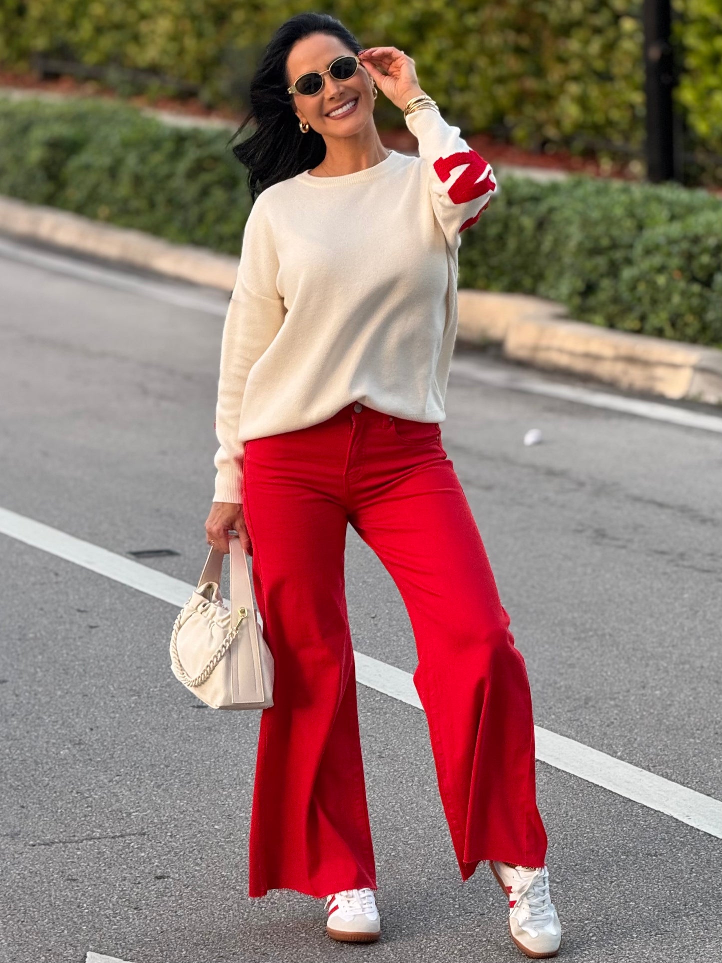 Norkys Risen Red Flare Jeans