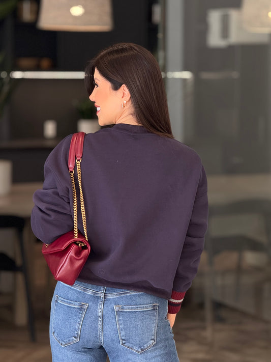 Bunny Purple Sweater Top