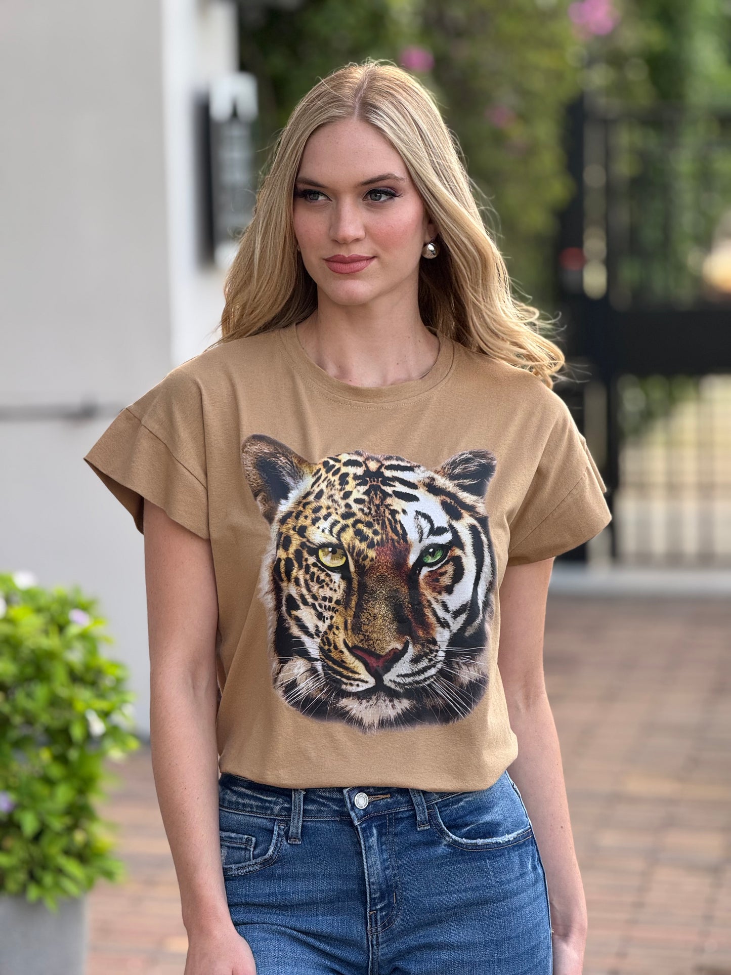 Tiger Beige T-Shirt