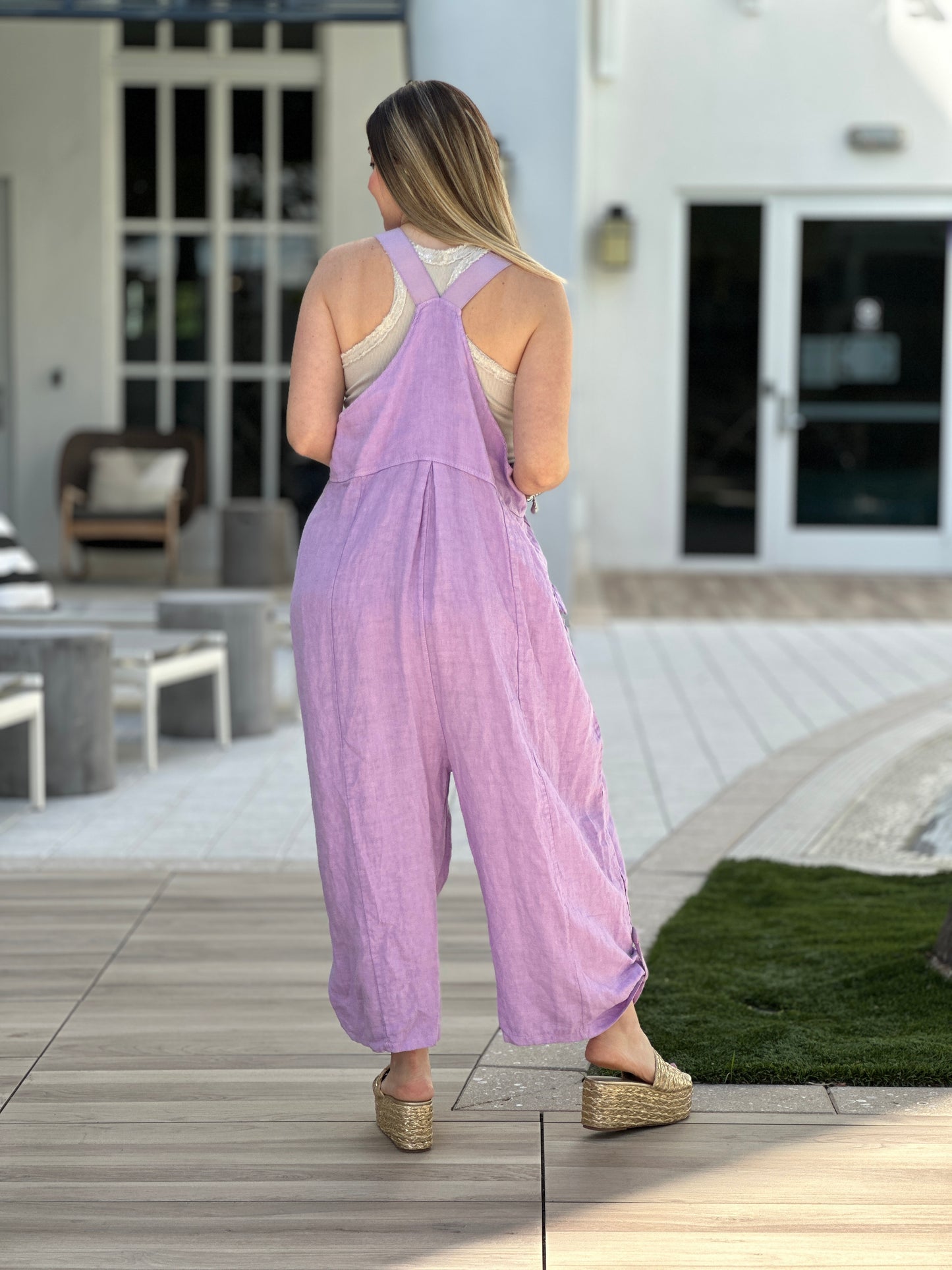 Hannah Linen Italian Jumpsuits (3 colors)