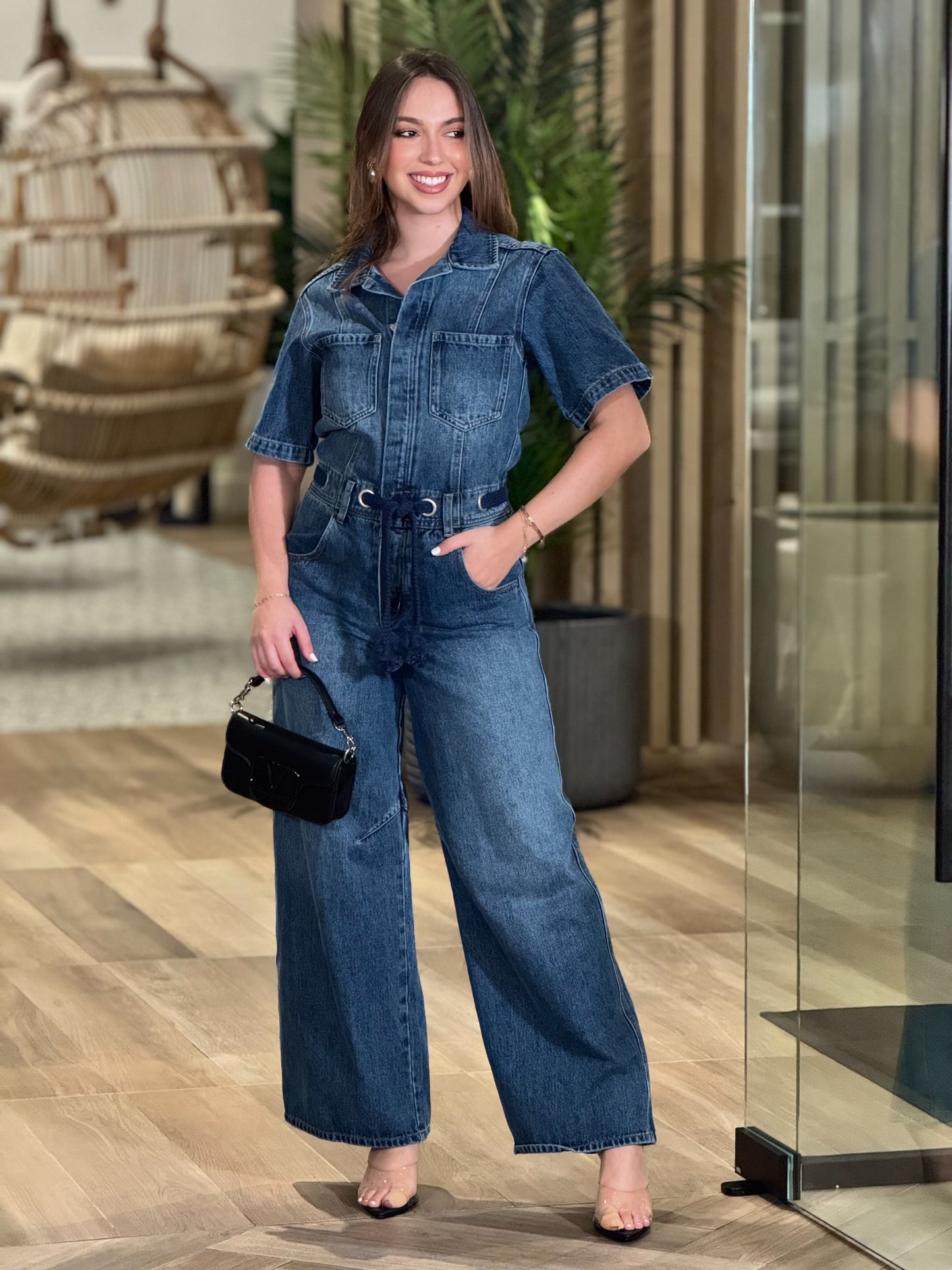 Jessica Denim Jumpsuit