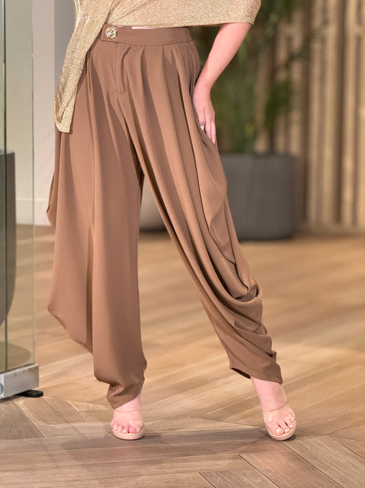 Rivi Brown Bombache Pants