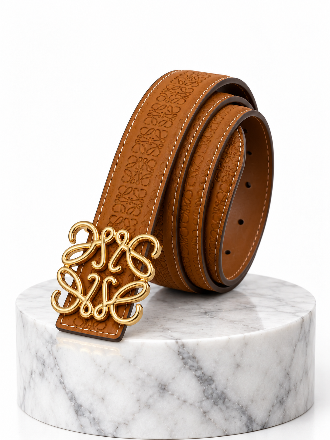Lore Brown Logos Belt
