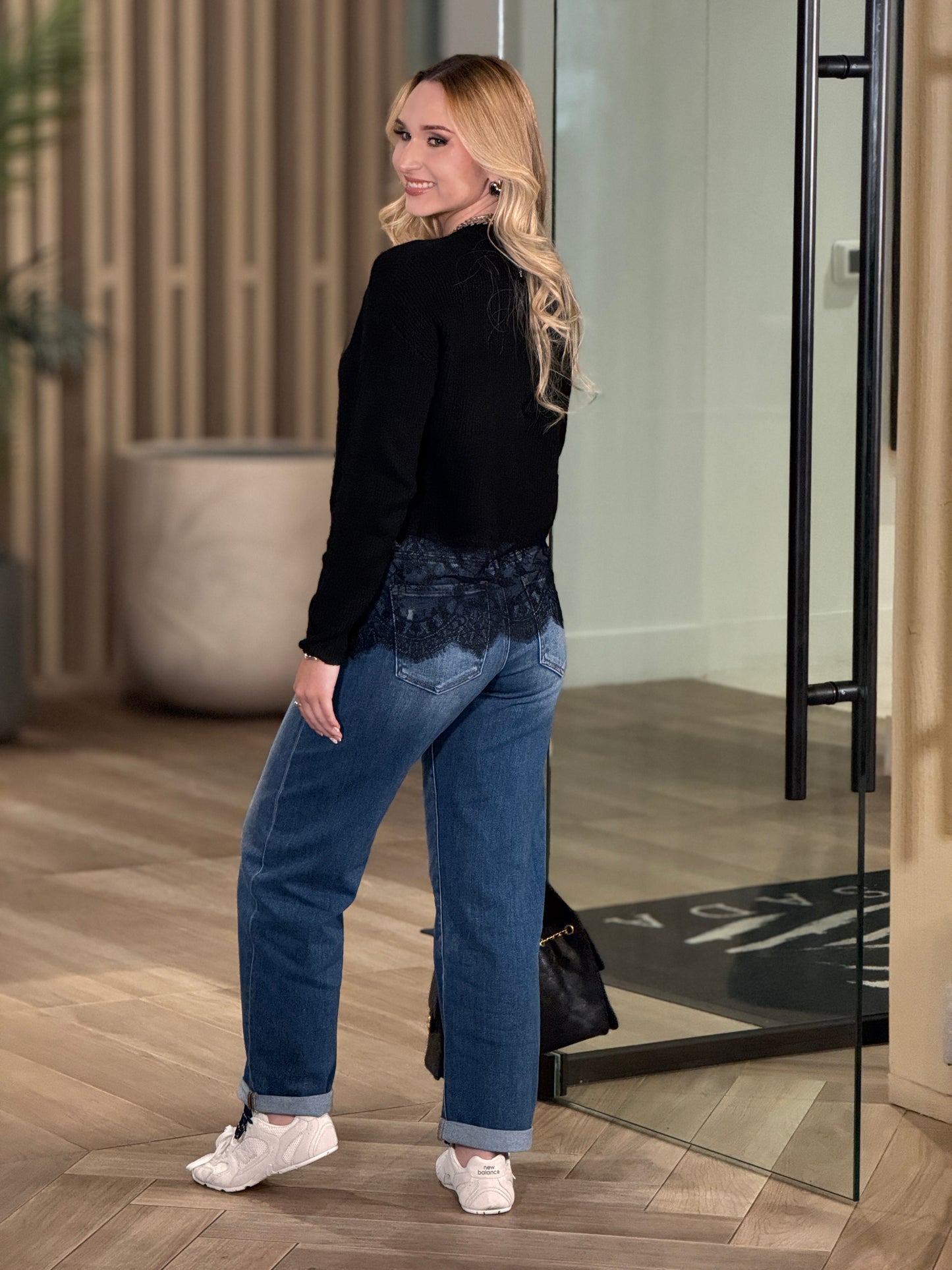 Risen Denim Barrel Jeans