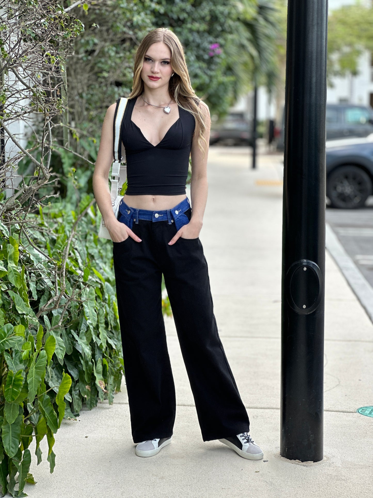 Sandra Double Waistband Jeans