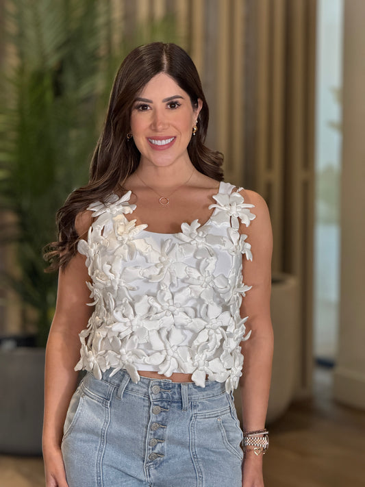 Endless White Puffy Top