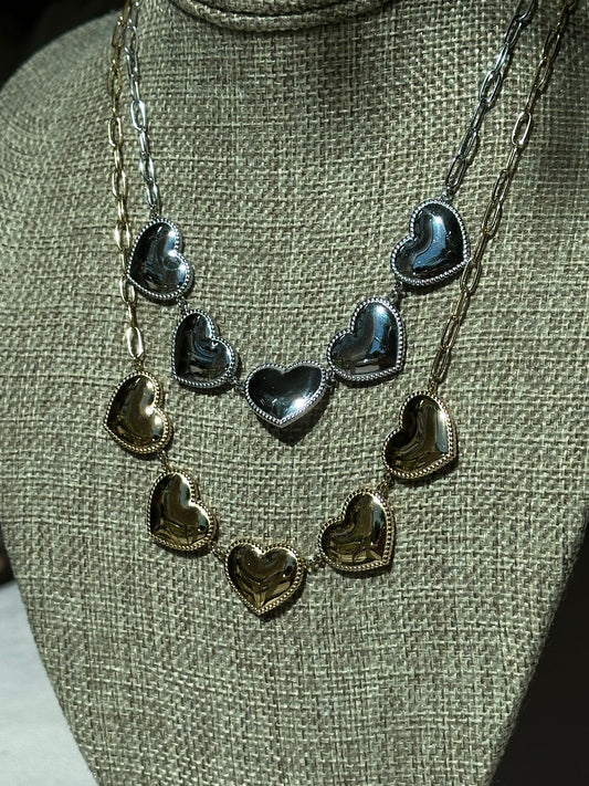 Enamorada Silver & Gold Necklace