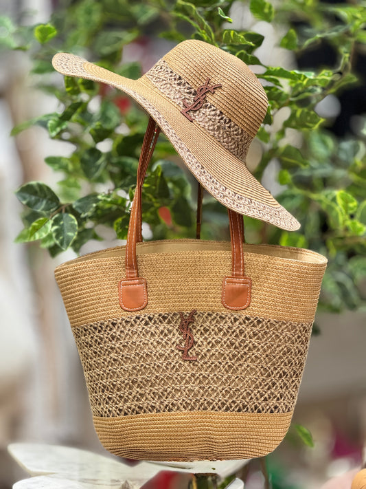 Yvie Brown Bag+Hat