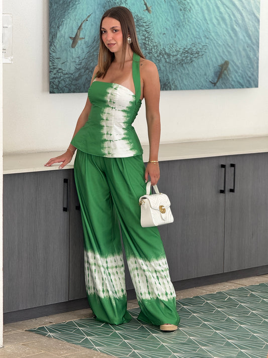 Always Chic Green Print Set