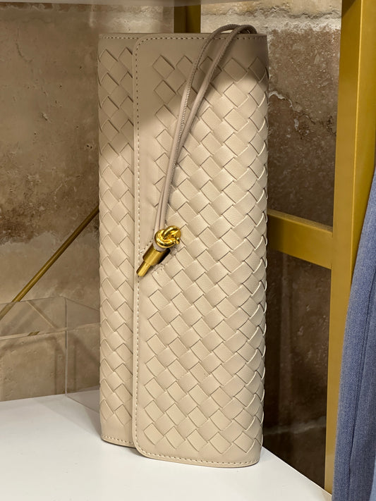 Beige Clutch Bag