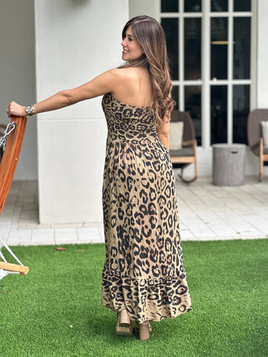 Leopard Italian Dress