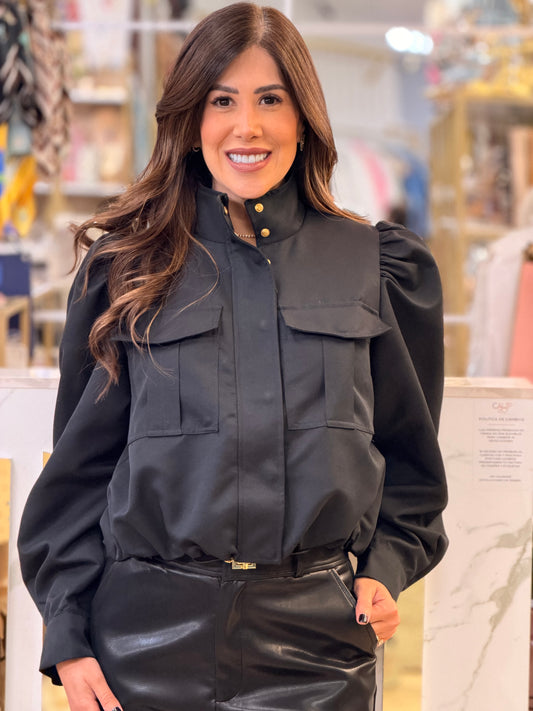 Endless Black Suede Bomber Jacket