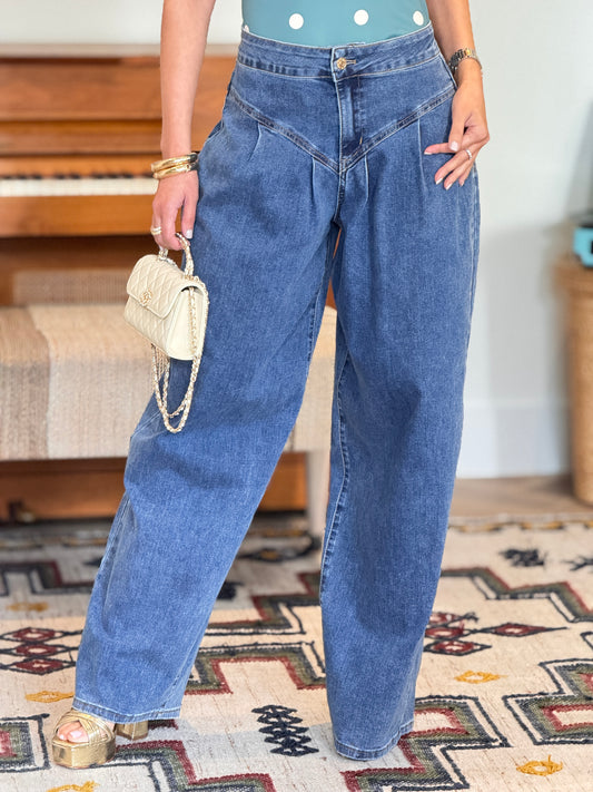 Muy High Waisted Denim Jeans