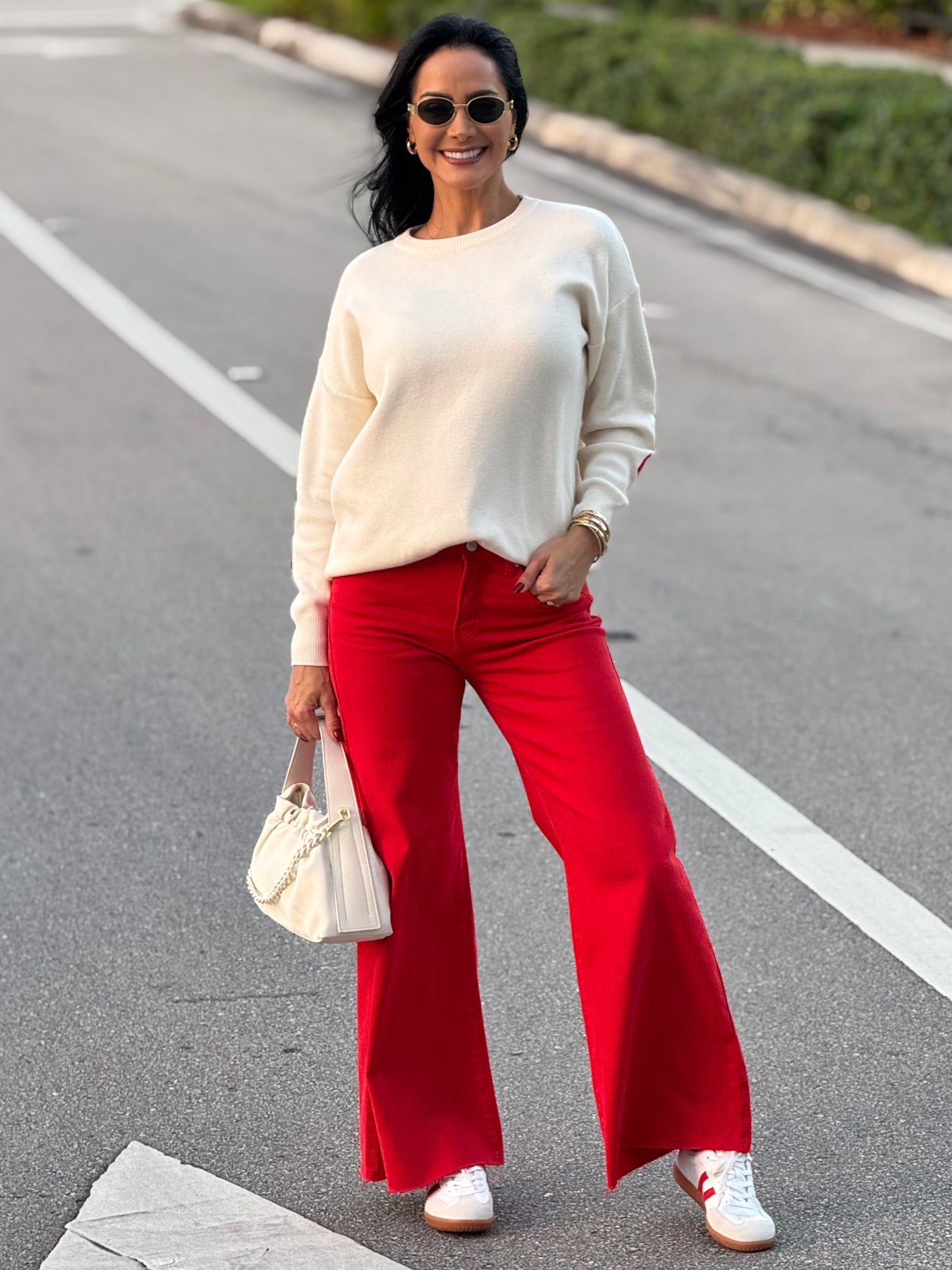 Norkys Risen Red Flare Jeans