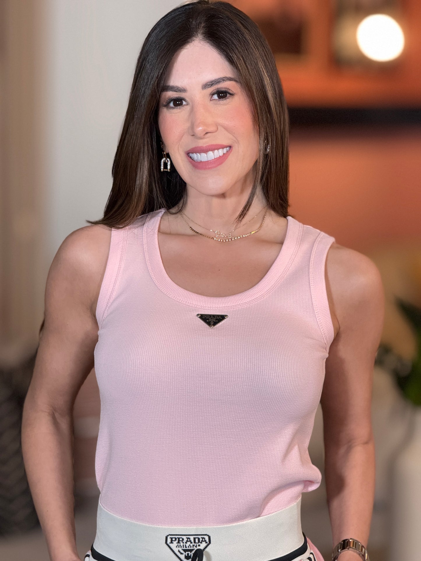 Marfa Pink Basic Tank Top