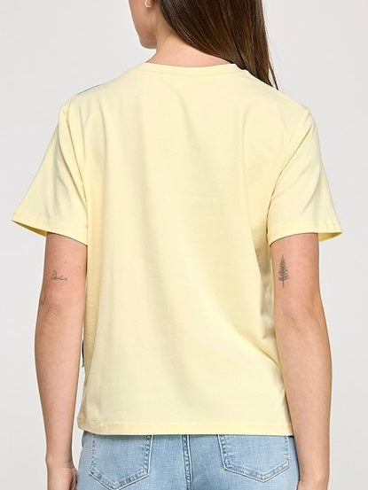 Smile Denim Yellow T-Shirt
