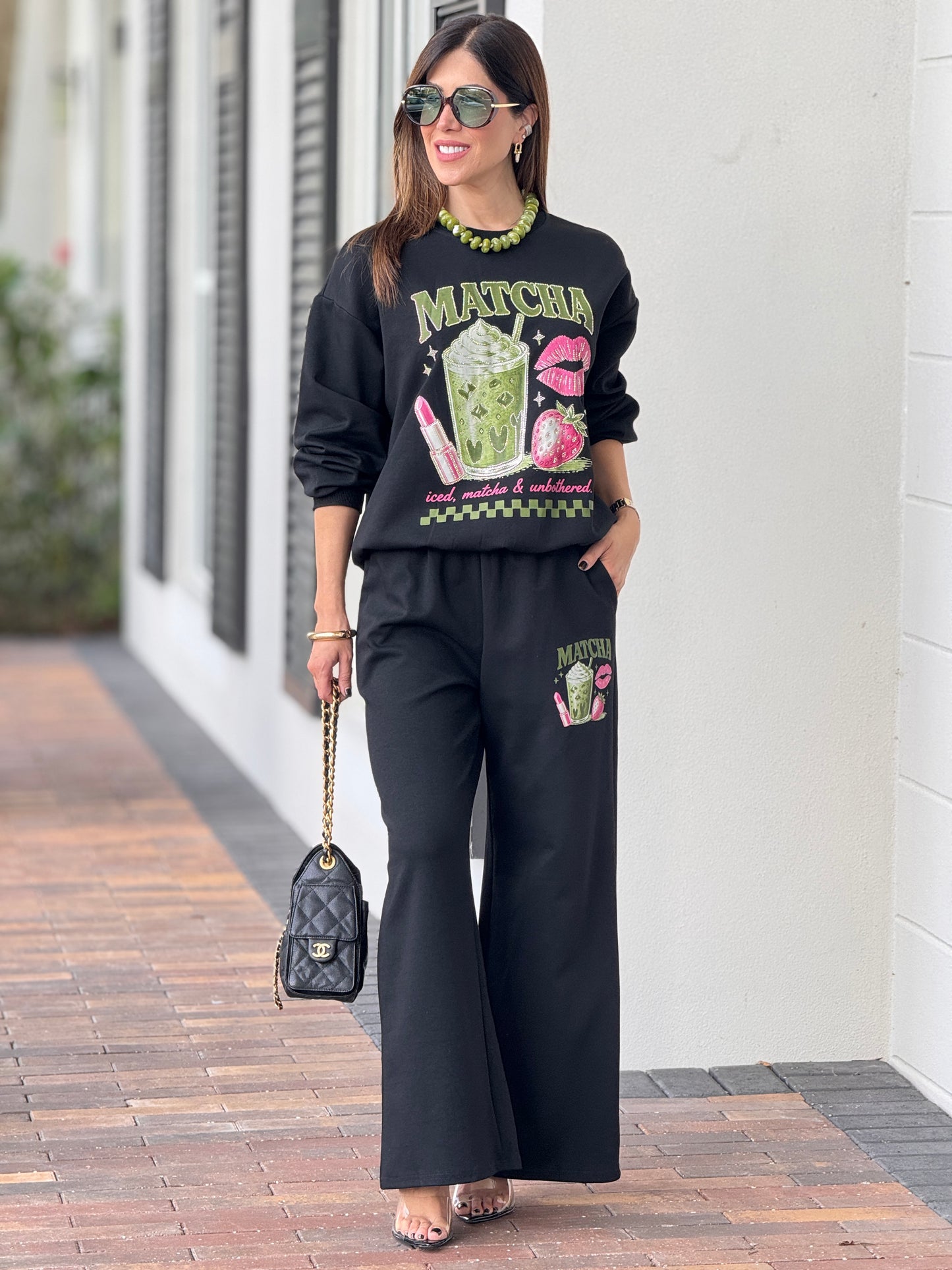 Matcha Black Sport Set