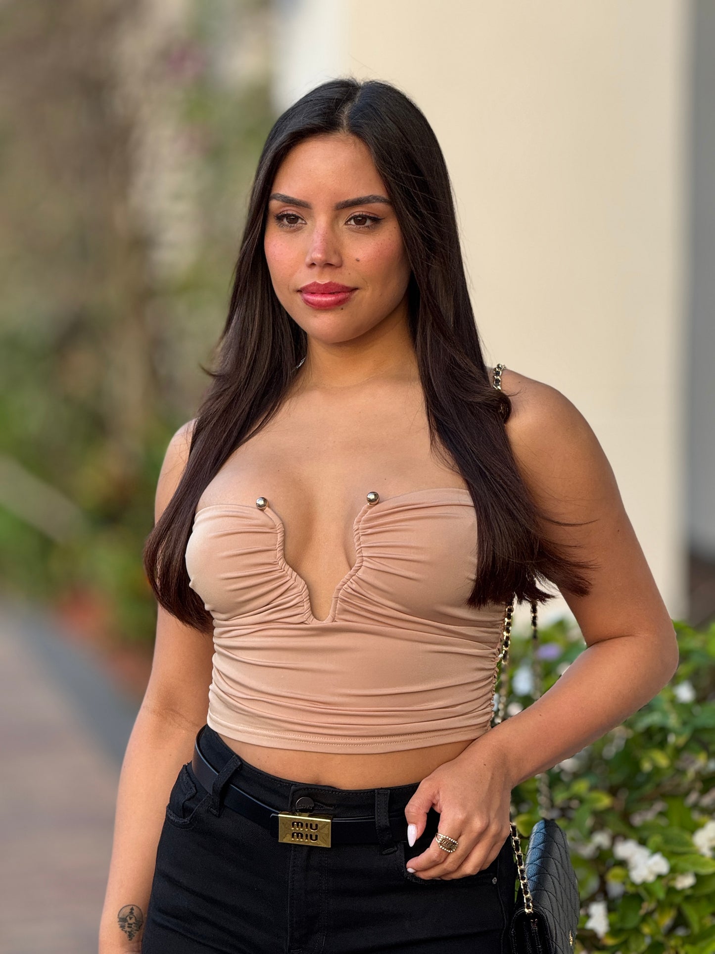 Privy Beige Top