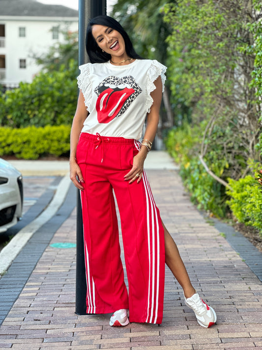 Sahara Lines Red Pants