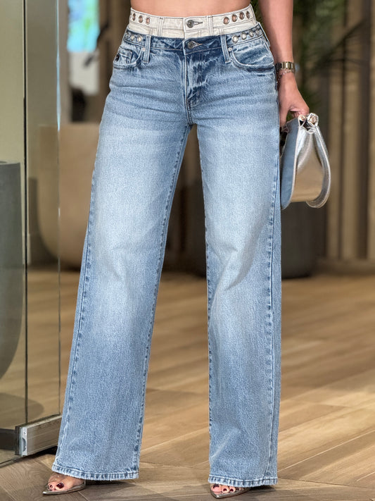 KanCan Double Tone W/ Rings Jeans