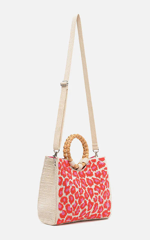 Latina Pink Leopard Yute Bag