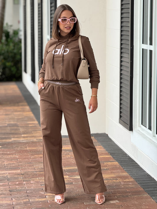 Lalo Brown/Pink Sport Set