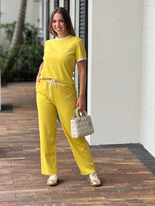 Miu Yellow Sport Set