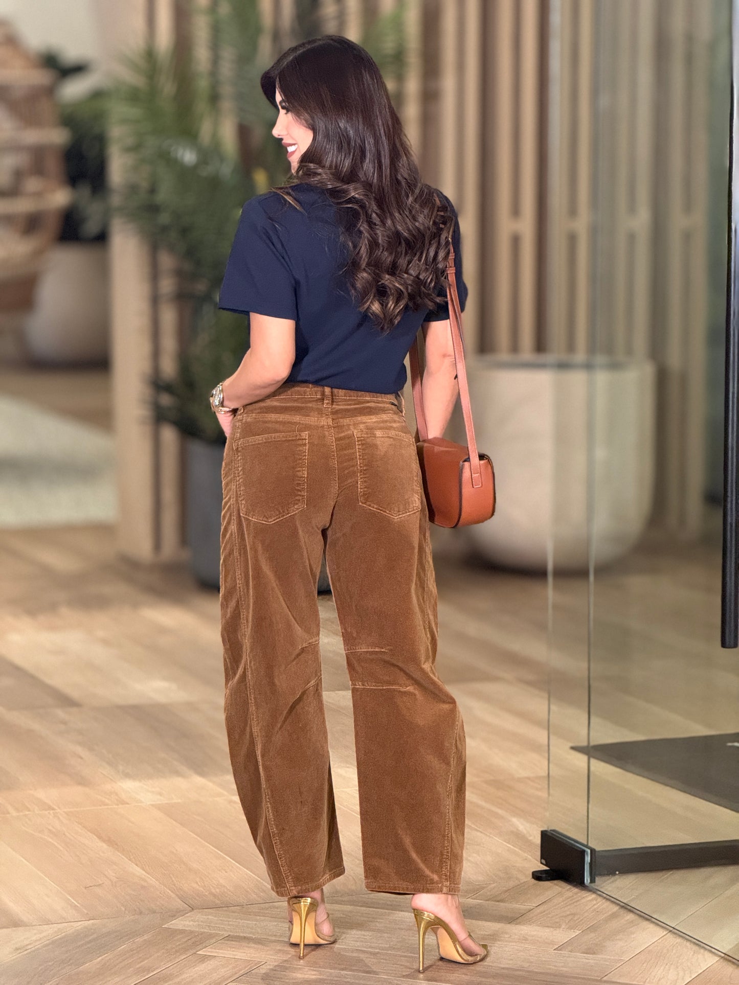 Celi Navy Scarf T-Shirt