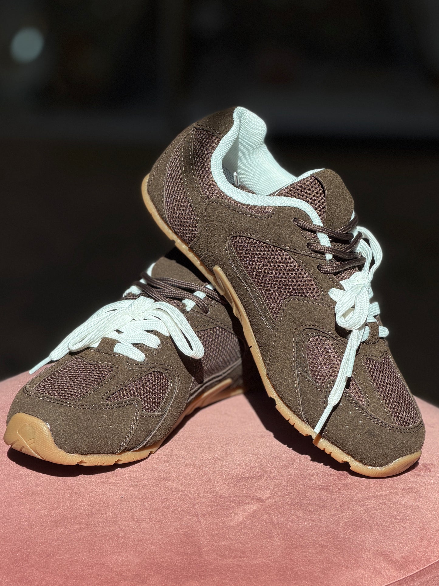 Lula Brown Laces Sneakers