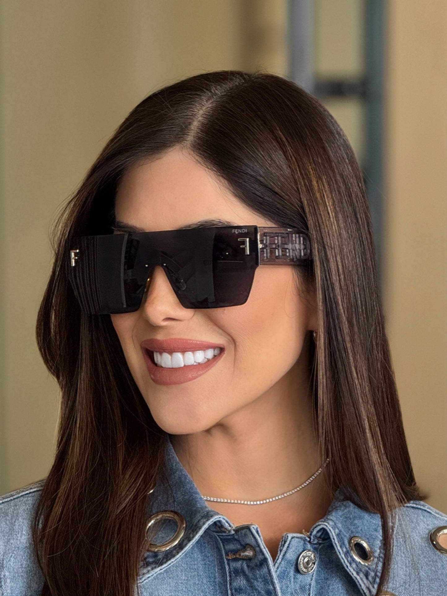 Ferny Black Sunglasses