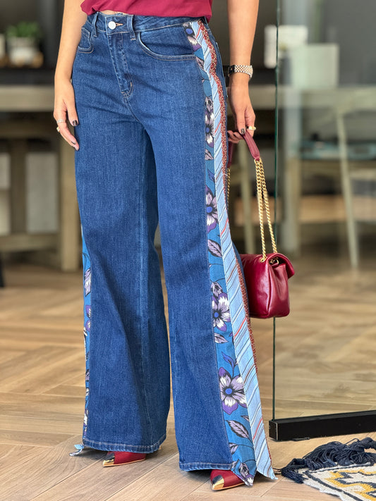 Barcelona Multicolor Sides Jeans