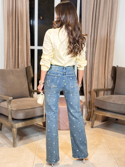 Itoo Yellow Scarf Basic Shirt Top