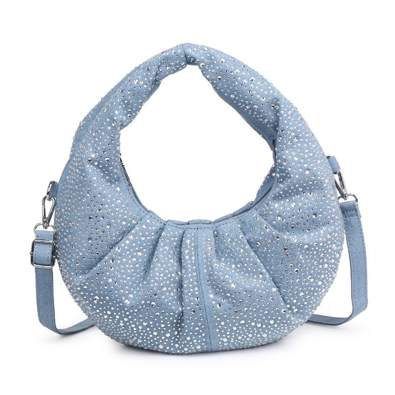 Denim Rhinestone Bag