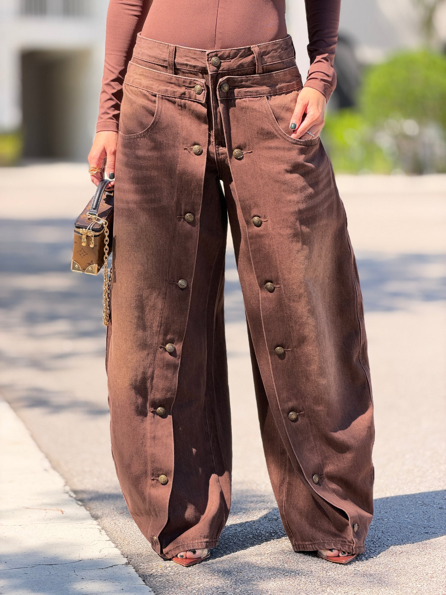 24979 Daz Brown Bleach Jeans